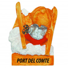 IMÁN ESQUIADOR CAÍDO